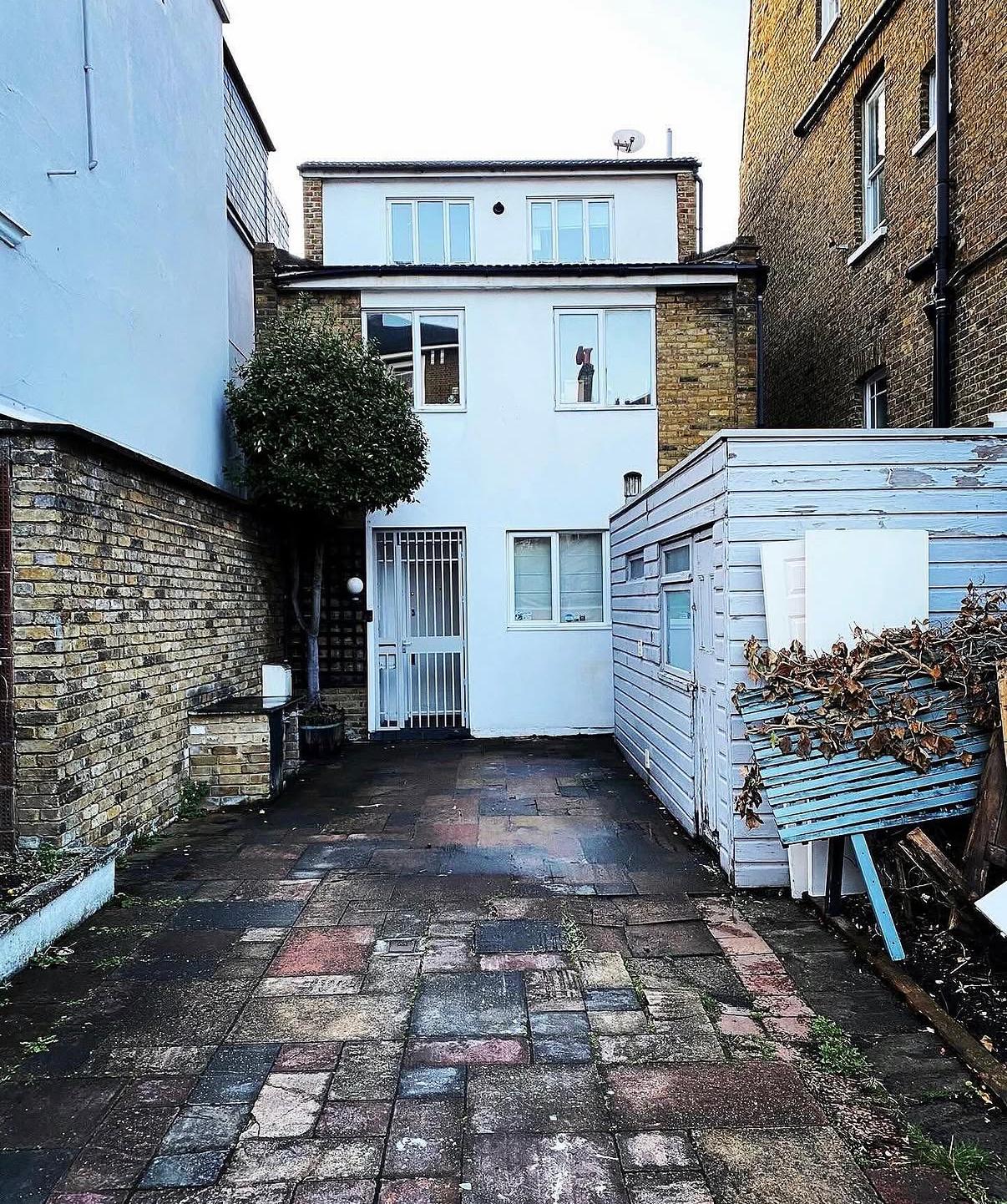 Existing residential property prior to demolition and redevelopment works